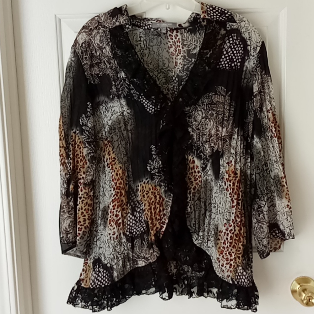 Sheer 2pcs Top